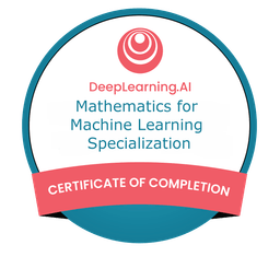 Mathematics for Machine Learning Specialization